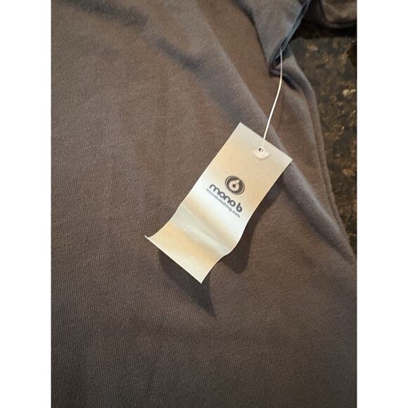 Mono B Hoodie Waffle Knit Green Long Sleeve Pullover Top Cozy Soft 1X - Picture 12 of 12